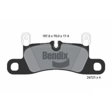 BENDIX Braking fékbetétkészlet, tárcsafék BPD1601 autóalkatrész