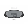 BENDIX Braking fékbetétkészlet, tárcsafék BPD2150