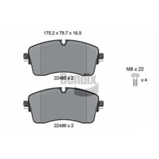 BENDIX Braking fékbetétkészlet, tárcsafék BPD2356 autóalkatrész
