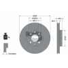 BENDIX Braking féktárcsa BDS1008