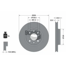 BENDIX Braking féktárcsa BDS1008 autóalkatrész