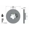 BENDIX Braking féktárcsa BDS2330