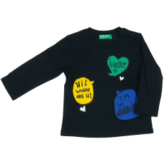 Benetton Lány Hosszú ujjú felső (Méret: 74)