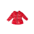 Benetton piros bébi lány téli kabát – 62 cm