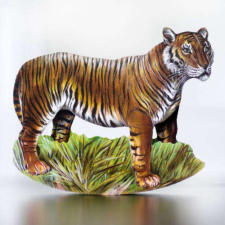  Bengáli tigris hintázó figura képeslap borítékkal képeslap