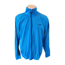  Benger kék fényes anyagú cipzáras férfi sport pulóver (méret: M) férfi pulóver, kardigán