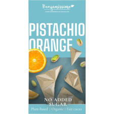 Benjamissimo BIO, vegán, hozzáadott cukormentes csokoládé pisztáciával és naranccsal 60 g csokoládé és édesség