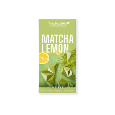 Benjamissimo White Matcha tea&amp;citrom csokoládé vegán - bio - 60g csokoládé és édesség