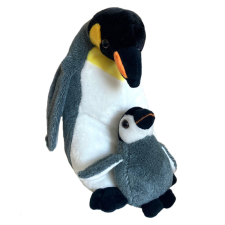 Beppe Pingvin anyuka kicsinyével plüss figura - 33 cm plüssfigura