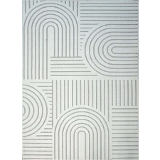 Ber Zen Kert Geometriai Szőnyeg - Fehér - 140x190 cm lakástextília