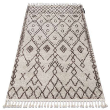 Berber Szőnyeg BERBER TANGER B5940 bézs / barna Rojt shaggy 160x220 cm lakástextília