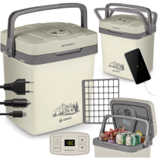 Berdsen Icemax 26 literes utazási hűtőszekrény ECO üzemmóddal – krém hűtőtáska