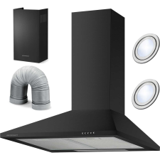 Berdsen Kéményes Páraelszívó 60 cm Berdsen BT-214 Fekete (3214) páraelszívó