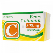 Béres C-vitamin 500 mg filmtabletta 100 db vitamin és táplálékkiegészítő
