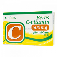 Béres C-vitamin 500 mg filmtabletta 30 db vitamin és táplálékkiegészítő