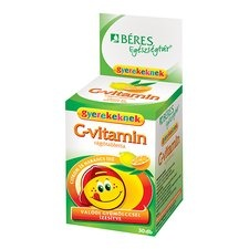 Béres C-vitamin gyerek rágótabletta 30 db vitamin és táplálékkiegészítő