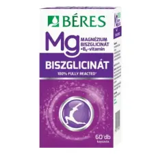 Béres Gyógyszergyár Zrt. Béres Magnézium-biszglicinát + B6-vitamin kapszula 60x vitamin és táplálékkiegészítő