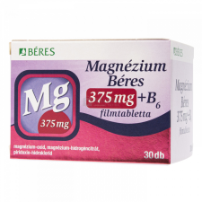 Béres Magnézium Béres 375 mg + B6 filmtabletta 30 db vitamin és táplálékkiegészítő