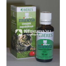 Béres Minera cseppek macskáknak 30 ml vitamin, táplálékkiegészítő macskáknak