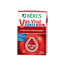  Béres Vas Vital Forte 30 mg filmtabletta 30x vitamin és táplálékkiegészítő