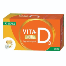 Béres Vita-D3 2000 NE lágyzselatin kapszula 120 db vitamin és táplálékkiegészítő