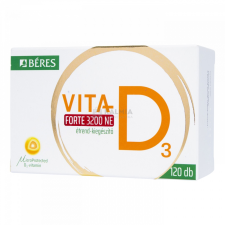 Béres Vita-D3 Forte 3200 NE étrend-kiegészítő tabletta 120 db vitamin és táplálékkiegészítő