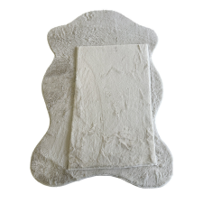 Berfin Ber. PUFFY 060 fehér 60 x 100 cm shaggy szőnyeg lakástextília