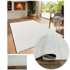 Bergamo plüss puha tapintású szőnyeg krém 150x220cm bergamorandomcream-150 lakástextília