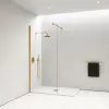  Bergen Walk-in .||. Gold zuhanyfal 100, 200cm, 6mm, NANO