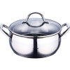 BERGNER bg-6530 gourmet 4,5l fedővel rozsdamentes acél lábas