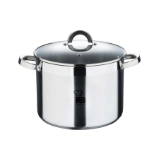 BERGNER RB-2208 Lábas üvegfedővel, Rozsdamentes acél, 9.5L edény