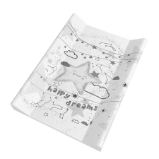 Bergon Puha vállas pelenkázó lap 50x80cm - Szürke csillagos pelenkázó matrac