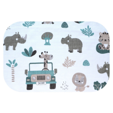 Bergon Színes mintás textil pelenka 70x80 cm-Safari mosható pelenka