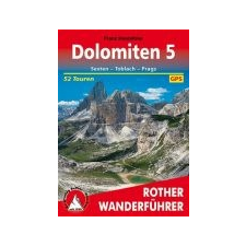Bergverlag Rother Dolomiten 5 – Sexten I Toblach I Prags túrakalauz Bergverlag Rother német RO 4199 irodalom