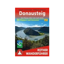 Bergverlag Rother Donausteig túrakalauz Bergverlag Rother német RO 4390 irodalom