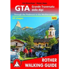 Bergverlag Rother GTA – Grande Traversata delle Alpi túrakalauz Bergverlag Rother angol RO 4839 irodalom