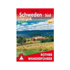 Bergverlag Rother Schweden Süd túrakalauz Bergverlag Rother német RO 4056 irodalom