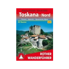 Bergverlag Rother Toskana Nord – Apennin I Aquanische Alpen túrakalauz Bergverlag Rother német RO 4115 irodalom