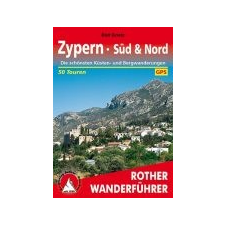 Bergverlag Rother Zypern Süd und Nord túrakalauz Bergverlag Rother német RO 4271 irodalom