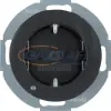 Berker 41092045 süllyesztett élvilágítós dugalj , fényes fekete, 250V, 16A, R.1, R.3, R.8