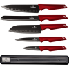 BERLINGER HAUS BerlingerHaus BH/2694 Metallic Line Burgundy Edition Késkészlet - Rozsdamentes Acél, Piros (BH-2694)