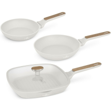 BERLINGER HAUS BerlingerHaus Sahara Nordic titánbevonatú serpenyőszett, 3+1 db, krém edény