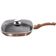 Berlinger Haus BH 1610N Grill serpenyõ üvegfedõvel 28cm Rose Gold Collection edény