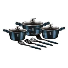 BERLINGER HAUS BH/6152 Metallic Line Aquamarine Edition 10 részes edénykészlet (BH/6152) edény