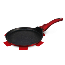 BERLINGER HAUS BH-6179 Metallic Line Burgundy Edition Palacsintasütő 28 cm alátéttel edény