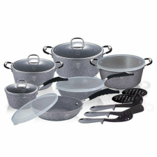  BERLINGER HAUS BH-6196 KŐ KIVITELŰ GRÁNIT EDÉNYKÉSZLET edény