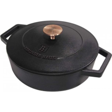 BERLINGER HAUS BH/6494 Ovális öntöttvas pecsenyesütő 30cm Fekete (BH-6494 Kinghoff) sütés és főzés