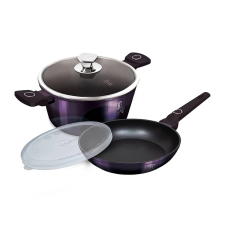 BERLINGER HAUS BH/7102 Purple Eclipse Collection 4 részes edénykészlet edény