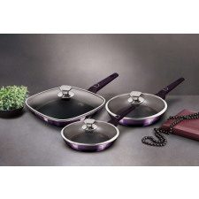 BERLINGER HAUS BH 7107 Purple Eclipse Collection 6 részes serpenyőszett edény