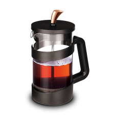 BERLINGER HAUS BH-7615 Dugattyús kávé- és teafőző, 600 ml, fekete- rose gold konyhai eszköz